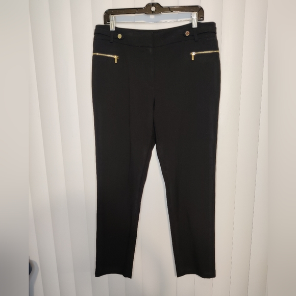 Calvin Klein Pants - Calvin Klein Black Straight Leg Trousers Size 12